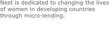 Nest is dedicated to changing